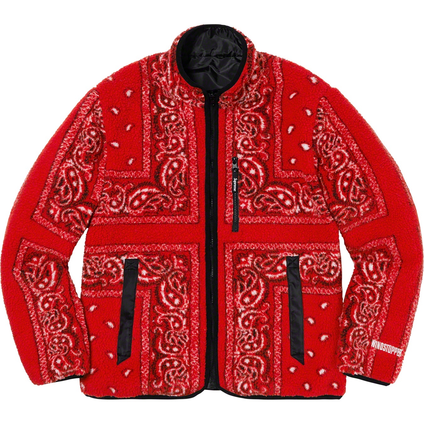 Reversible Bandana Fleece Jacket view 13